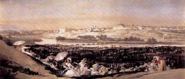 Francisco de goya y Lucientes The Meadow of San Isidro on his Feast Day